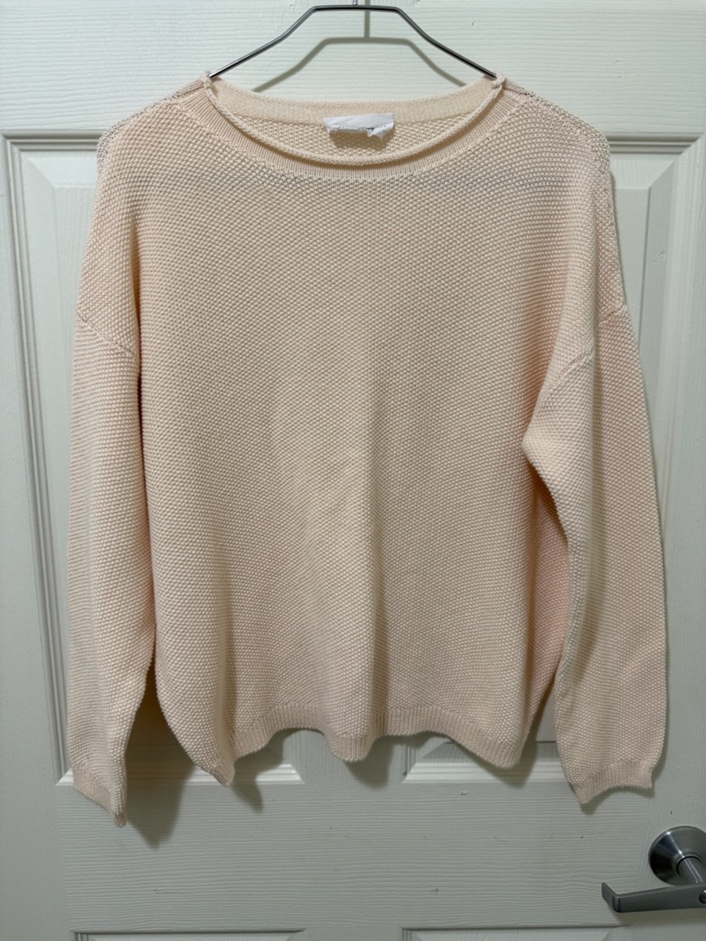 SELF CONTRAST Light Peach Top.